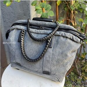 Chanel Street Style Weekender Coco Cocoon Carryon Suitcase Trolley Luggage Bag